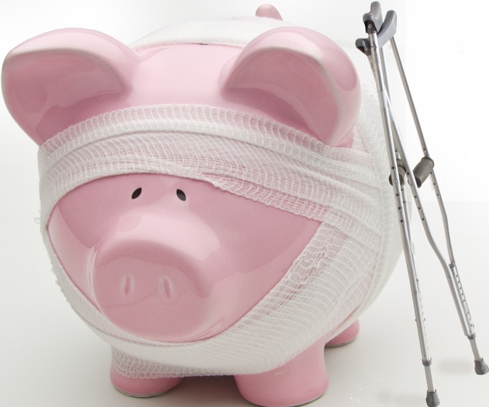 Sick piggy bank 685